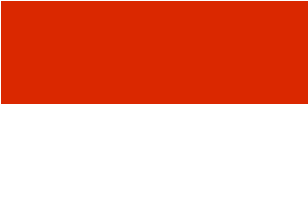 Flag of Indonesia, one INSC partner country involved in training and tutoring projects with ENSTTI