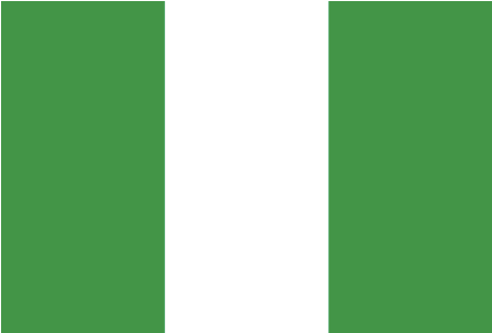 Flag of Nigeria, one INSC partner country involved in training and tutoring projects with ENSTTI